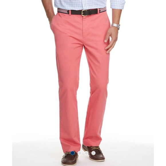 Vineyard Vines Classic Fit Club Twill Khakis Pants - Picture 5 of 8